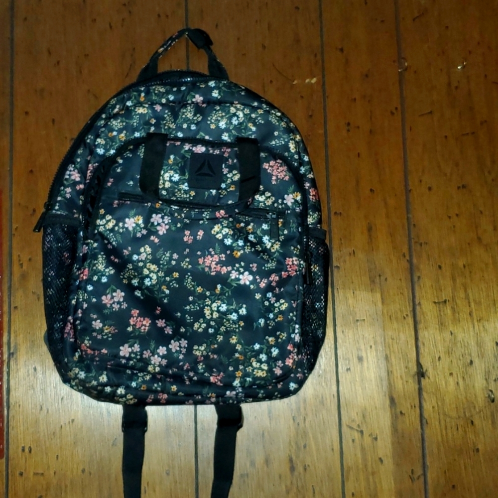 Reebok floral backpack